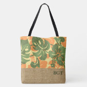 Sac de plage de Monogramme de Kalakaua Hawaii (Dos)