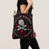 Sac de plage de Montauk Salvage Co. Bandana (De près)