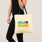 Sac de plage d'été Hello (Devant (produit))