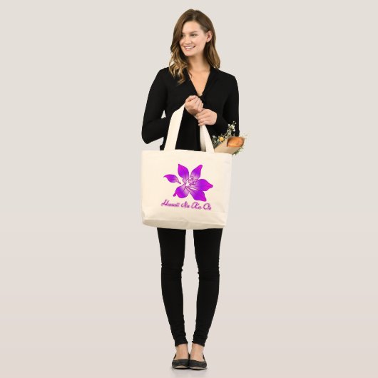 Sac de plage d'île d'orchidée (Devant (modèle))