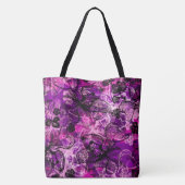 Sac de plage d'orchidée hawaïenne Wahaiian Lace (Dos)