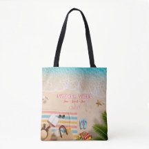 Sac de plage esthétique d'été