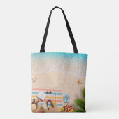 Sac de plage esthétique d'été (Dos)