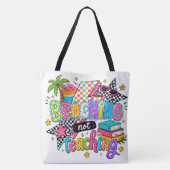 Sac de plage et non d'enseignement - Cadeau pour E (Dos)