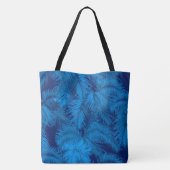 Sac de plage Hawaiian Blue Palms (Dos)