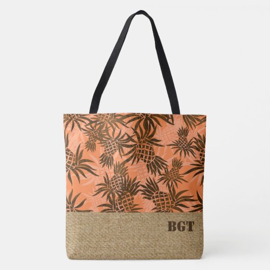 Sac de plage Hawaiian Camo Monogram (Devant)