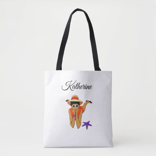 Sac de plage personnalisé (Devant)