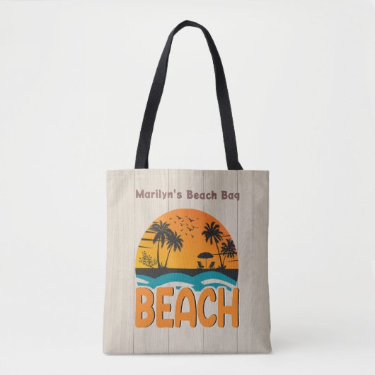 Sac de plage personnalisé (Devant)