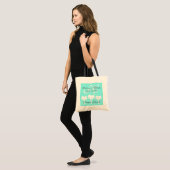 Sac de plage personnalisé pour mariage de destinat (Devant (modèle))