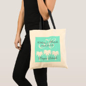 Sac de plage personnalisé pour mariage de destinat (Devant (produit))