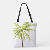 Sac de plage tropical Palm Tree Monogramme (Dos)