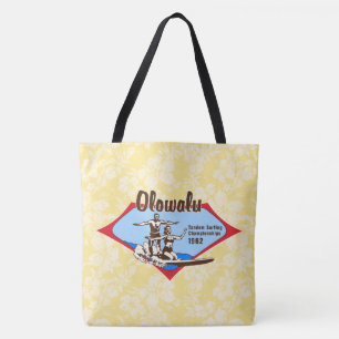 Sac de plage Vintage Hibiscus de surf de Tandem Ha