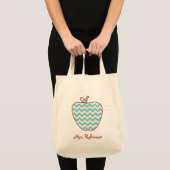 Sac de professeur de Chevron Apple d'Aqua (Devant (produit))