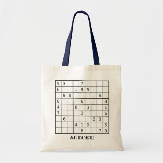 SAC DE PUZZLE DE SUDOKU (Devant)