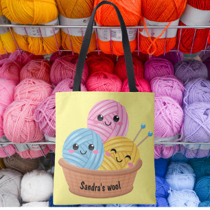 Sac de rangement de tricot Porte-laine de fils