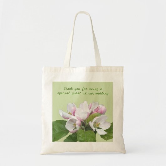 Sac de remerciement de fleur de pommier (Devant)