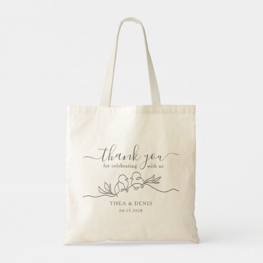 Sac de remerciement de mariage (Dos)