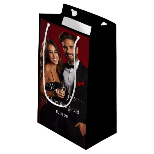 Sac de remerciement de mariage (Devant Angle)