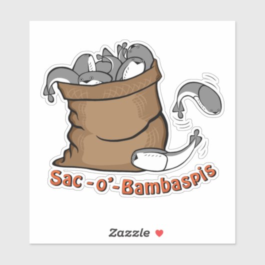 Sac de Sacabambaspis Vinyl Sticker (Feuille)