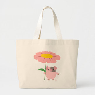 Sac de salutations de petit cochon (rose)