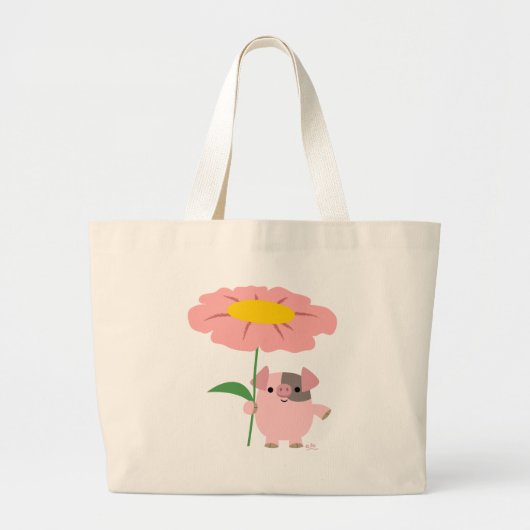 Sac de salutations de petit cochon (rose) (Devant)