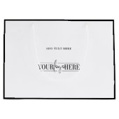 Sac de shopping de boutique unique et moderne avec (Devant)