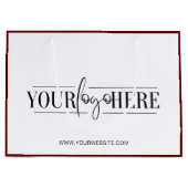 Sac de shopping de vêtements de boutique imprimé a (Devant)