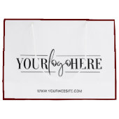 Sac de shopping de vêtements de boutique imprimé a (Dos)