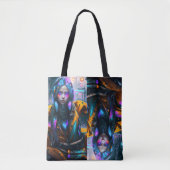 Sac de Shpper Neon Girl design (Devant)