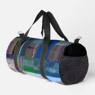 Sac De Sport 1C9984DA Glitch Art Distorsion Numérique Vaporwave