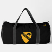 Sac De Sport 1st Cavalry Division Veteran Tribute Black (Recto)