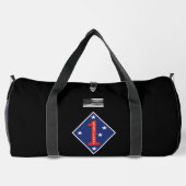 Sac De Sport 1st Marine Division Veteran Personalized (Verso)