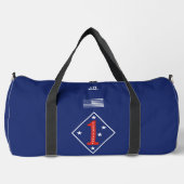 Sac De Sport 1st Marine Division Veteran Personalized (Recto)