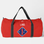 Sac De Sport 1st Marine Division Veteran Red Personalized (Recto)