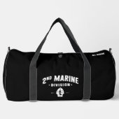 Sac De Sport 2e division maritime Silent Second noir (Recto)