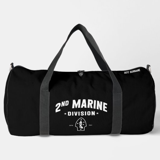 Sac De Sport 2e division maritime Silent Second personnalisable (Recto)