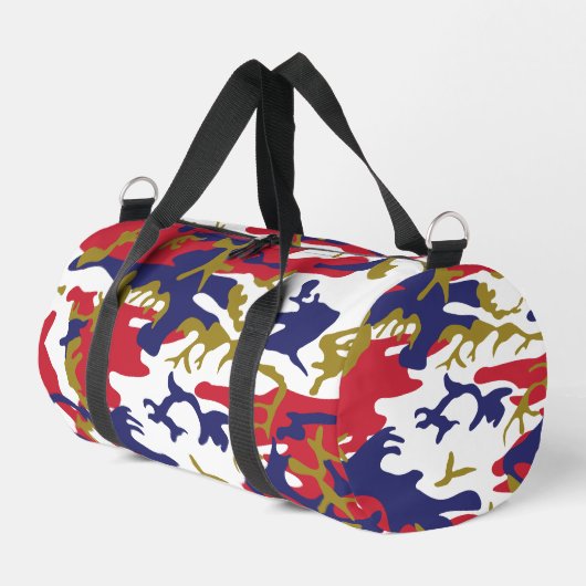 Sac De Sport 4th of July, Independence day, Camouflage Gold (Coin gauche)