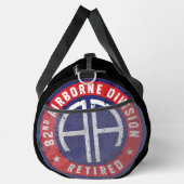 Sac De Sport 82e division aéroportée "Retraité" Custom Black (Droite)