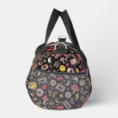 Sac De Sport 90s Smiley Faces Mushrooms Retro Pattern (Droite)