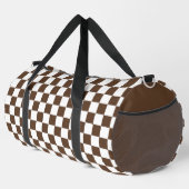 Sac De Sport À damiers Brown (Coin droit)