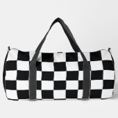 Sac De Sport à damiers noir et blanc (Recto)