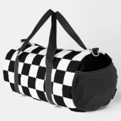 Sac De Sport à damiers noir et blanc (Coin droit)