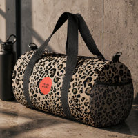Sac de sport à imprimé léopard | Grand sac de voya