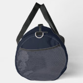 Sac de sport à monogramme initial personnalisé or (Droite)