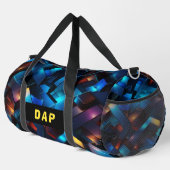 Sac de sport à motif abstrait intégral (Coin droit)