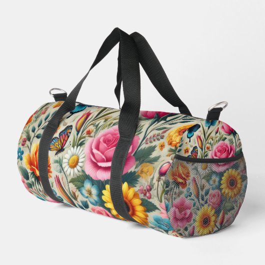 Sac De Sport A Symphony of Blooms (Coin droit)