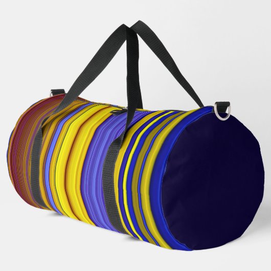 Sac De Sport Abstract Stripes Design 1 (Coin gauche)