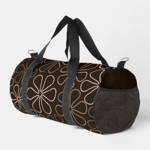 Sac De Sport Abstrait Big Flower Outlines Browns & Creams