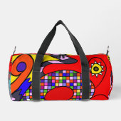 Sac De Sport Abstrait coloré (Verso)