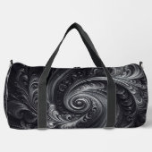 Sac De Sport Abstrait Moderne Simple Fléchage noir et blanc (Recto)